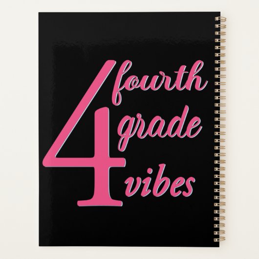 Vibes vierde graad planner (Achterkant)
