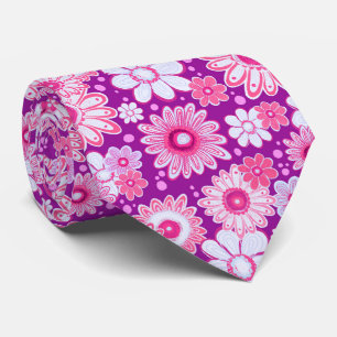 Vibes Vintages violet Cravate