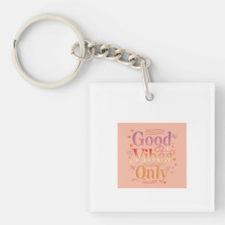 Vibes voor een goede dag sleutelhanger