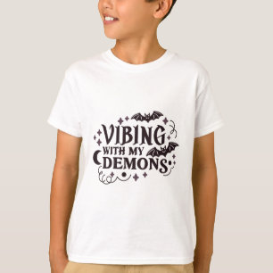Vibing met mijn demonen - Gotische esthetische quo T-shirt