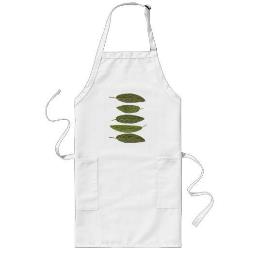 VIBIRNUM verlaat PEACE Lang Schort (Voorkant)