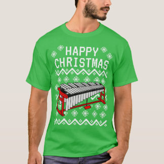Vibrafoon Lelijke Kerst Vibrafonist Muzikant XM T-shirt