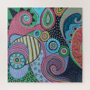 Vibrancy Jigzaag Puzzle door Karla Gerard Legpuzzel