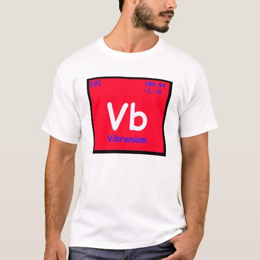 Vibranium T-shirt (Voorkant)