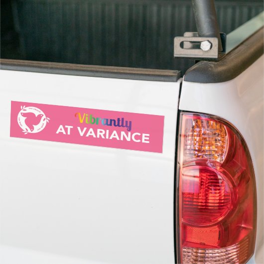 Vibranly bij variantie bumpersticker (Op Truck)