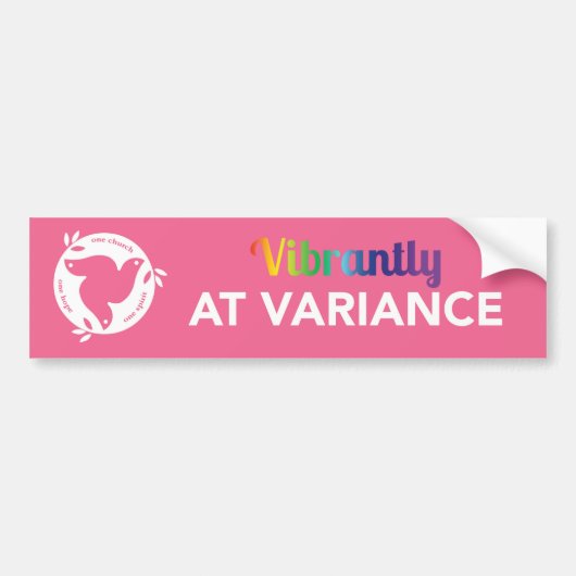 Vibranly bij variantie bumpersticker (Voorkant)
