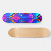Vibrant 3D Digital Artwork Skateboard Deck (Horz)