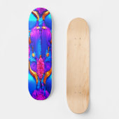 Vibrant 3D Digital Artwork Skateboard Deck (Recto)