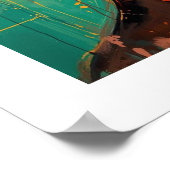 Vibrant Abstract Art Print  (Hoek)