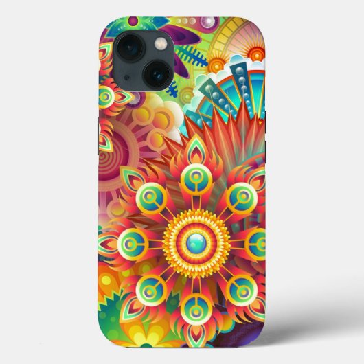 Vibrant Abstract Case-Mate iPhone Case (Achterkant)