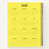 Vibrant Abstract Cat Art Print Notitieboek (Achterkant)