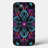 Vibrant Abstract Floral Case-Mate iPhone Case (Achterkant)