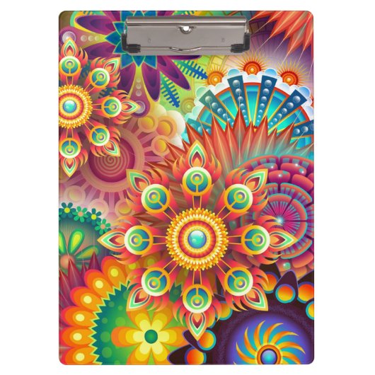Vibrant Abstract Klembord (Voorkant)