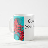 Vibrant Abstract Lobster Mug Koffiemok (Voorkant links)