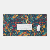 Vibrant Abstract Oceanic Currents (Clavier et souris)