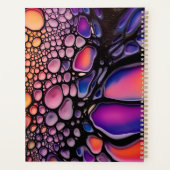 Vibrant Abstrait Liquid Art Fusion (Dos)