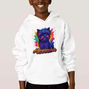Vibrant Affenpinscher Pop Art Portrait - Coloré