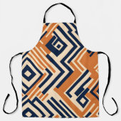 Vibrant African Pattern Schort (Voorkant)