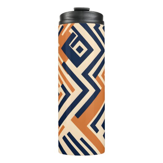 Vibrant African Pattern Thermosbeker (Voorkant)