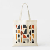 Vibrant African Pattern Tote Bag (Achterkant)
