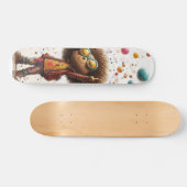 Vibrant Afro Joy - Artistiek Ontwerp Skateboard (Horizontaal)