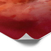 Vibrant Aquarelle Paysage Beaux-Arts Poster Imprim (Coin)