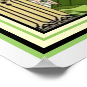 Vibrant art Deco Mode 16 x 20 Poster (Hoek)