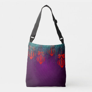 Vibrant Art-Inspired Crossbody Bag – vet, kleurrij Tas