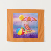 Vibrant Beach Wandkleed (Voorkant (horizontaal))