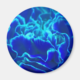 Vibrant blauw en Blauwgroen anjerventiel Magneet