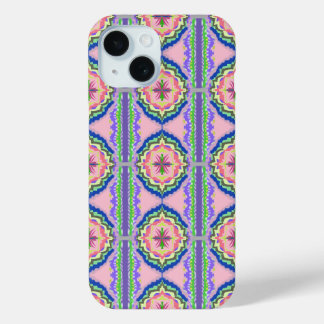 Vibrant Bloom Kaleidoscope: Pink & Emerald Mandala