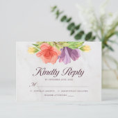 Vibrant Blooms Marble Kindly Antwoord (Staand voorkant)