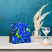 Vibrant Blue Bougainvillea Flowers Fotoplaat (Insitu)