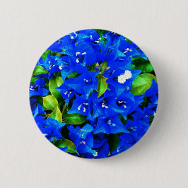 Vibrant Blue Bougainvillea Flowers Ronde Button 5,7 Cm