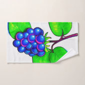 Vibrant Blueberry Pop Art (Serviette à main)
