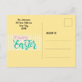 Vibrant Bonne Pâques en Carte postale arrière - pl (Dos)