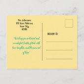 Vibrant Bonne Pâques en Carte postale arrière - pl (Dos)