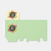 Vibrant Bright Spring Flowers Wreatday Bedankdoosjes (Uitgevouwen)