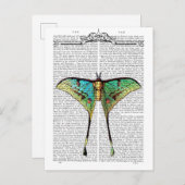 Vibrant Butterfly Briefkaart (Voorkant / Achterkant)