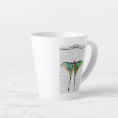 Vibrant Butterfly Latte Mok (Rechterhoek)