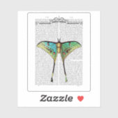 Vibrant Butterfly Sticker (Vel)