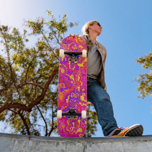 Vibrant Camo Skateboard (Buiten 1)