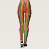 Vibrant Candy Pattern | Vibrant Rainbow Jelly Leggings (Achterkant)