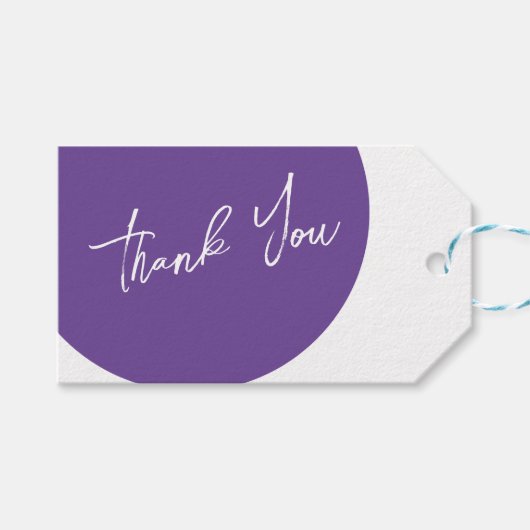 Vibrant Casual magenta Violet Yellow Cadeaulabel (Voorkant (Horizontaal))