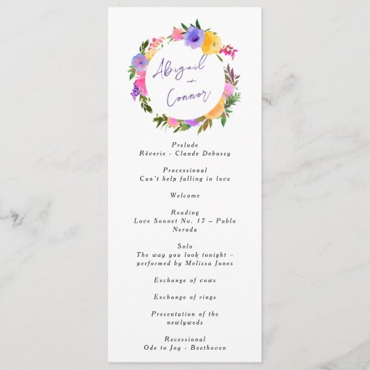 Vibrant Casual magenta Violet Yellow Programma (Voorkant)