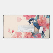 Vibrant Chickadee Hot Pink Cherry Blossom (Clavier et souris)