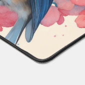 Vibrant Chickadee Hot Pink Cherry Blossom Bureaumat (Hoek)