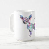 Vibrant Chihuahua Mug (Devant gauche)