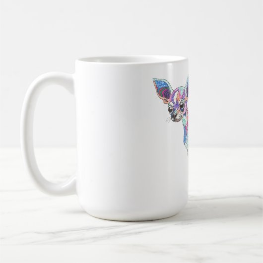 Vibrant Chihuahua Mug (Gauche)