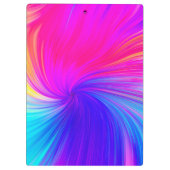 Vibrant Color Aesthetic Pattern Klembord (Achterkant)